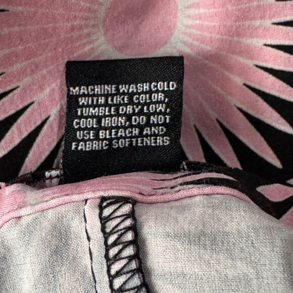 Golftini SZ 10 Nine and Wine Skort Geometric Pockets Stretch Slits Briefs Pink - Picture 9 of 9